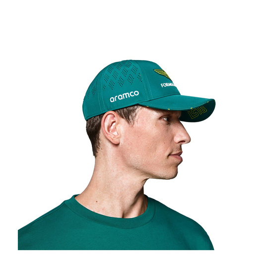 Czapka baseballowa męska zielona Stroll Team Aston Martin F1 2025