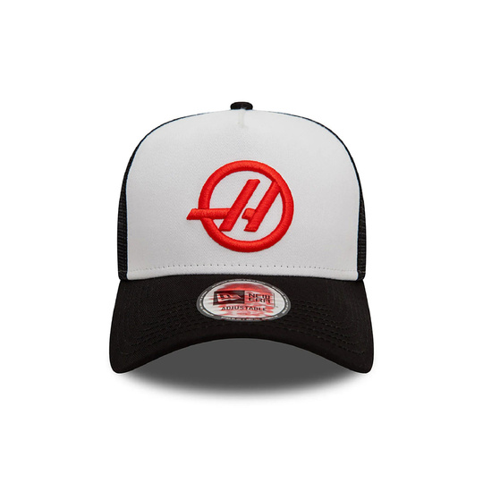 Czapka baseballowa męska EF Trucker czarna Haas F1 2026
