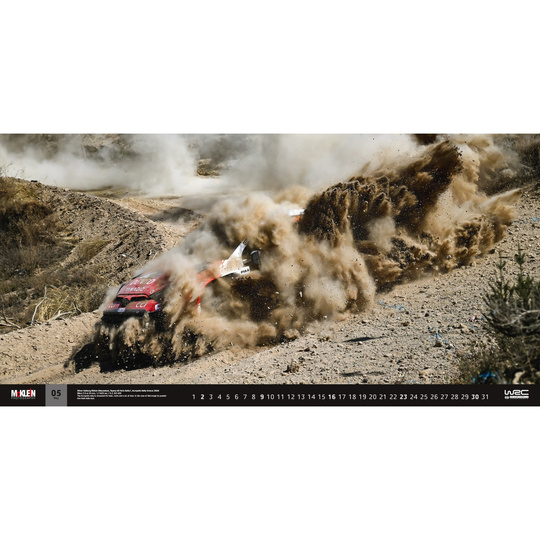 Kalendarz ścienny Rally 2027 - The Wider View McKlein