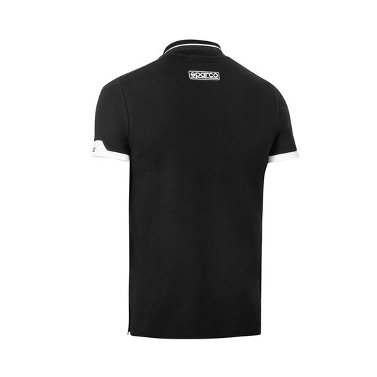 Koszulka polo ZIP MY24 Sparco czarna
