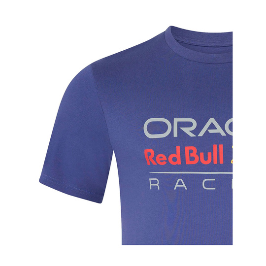 Koszulka T-shirt dziecięca Front Logo niebieska Red Bull Racing 2025