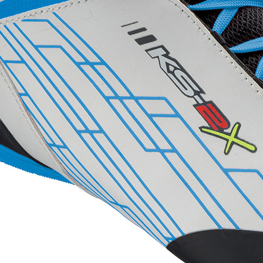 Buty OMP KS-2X białe/niebieskie (FIA)