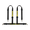 Pasy 4-punktowe Sabelt 2" czarne (ECE) Snap Hook