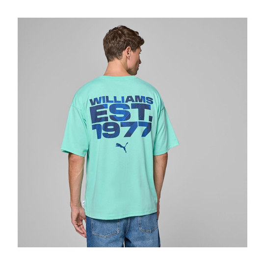 Koszulka t-shirt męska Oversized zielona Williams Racing 2025