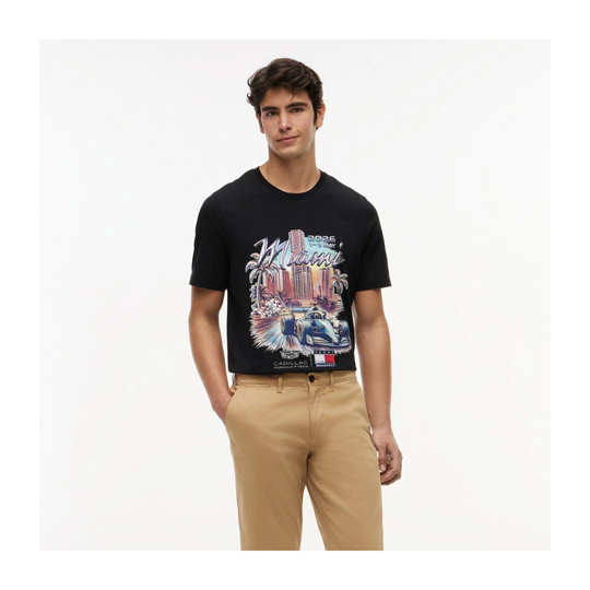 Koszulka t-shirt Miami Graphic Cadillac F1 2026 czarna