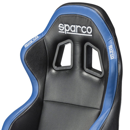 Fotel biurowy Sparco Icon czarny/niebieski
