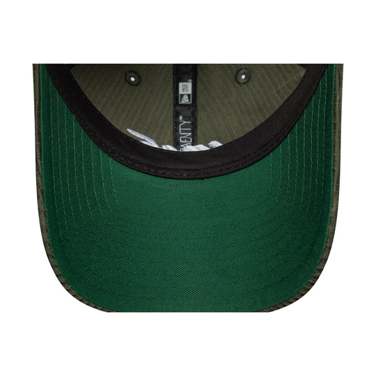 Czapka baseballowa męska Cord zielona Haas F1 2025