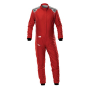 Kombinezon OMP ONE-S AIR czerwony (FIA)