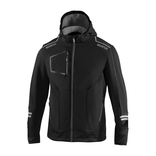 Kurtka męska softshell Sparco TECH czarna