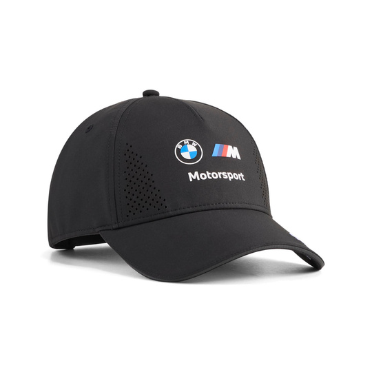 Czapka baseballowa męska czarna Team BMW Motorsport 2026