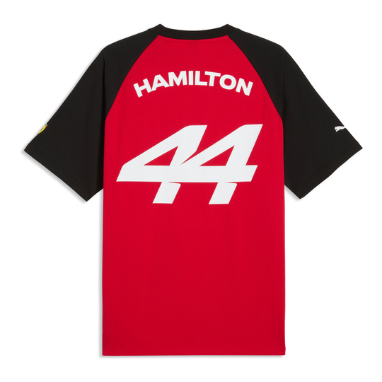 Koszulka t-shirt Lewis Hamilton Graphic Scuderia Ferrari F1 2026 czerwona