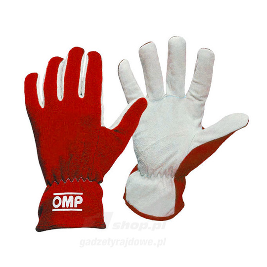 R臋kawice OMP NEW Rally czerwone