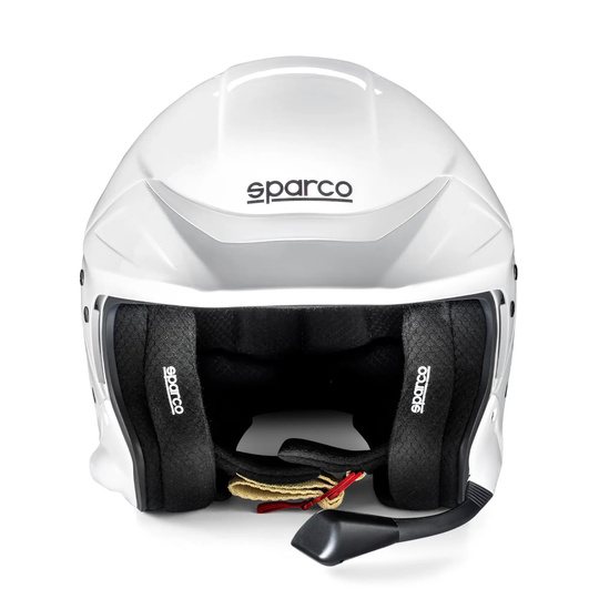 Kask Sparco Flux RJ-i biały/czarny (FIA)