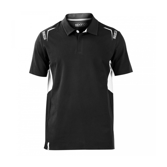 Koszulka polo Pro-Tech Sparco czarna