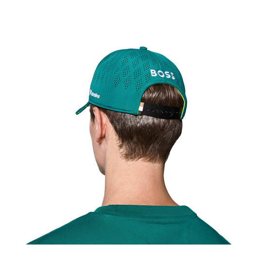 Czapka baseballowa męska zielona Stroll Team Aston Martin F1 2025