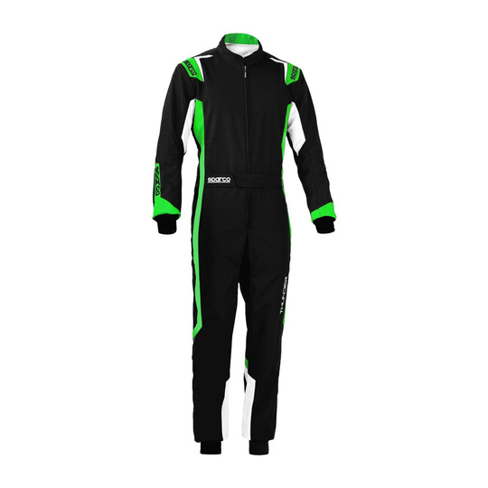 Kombinezon Sparco Thunder MY22 czarny/zielony (CIK)