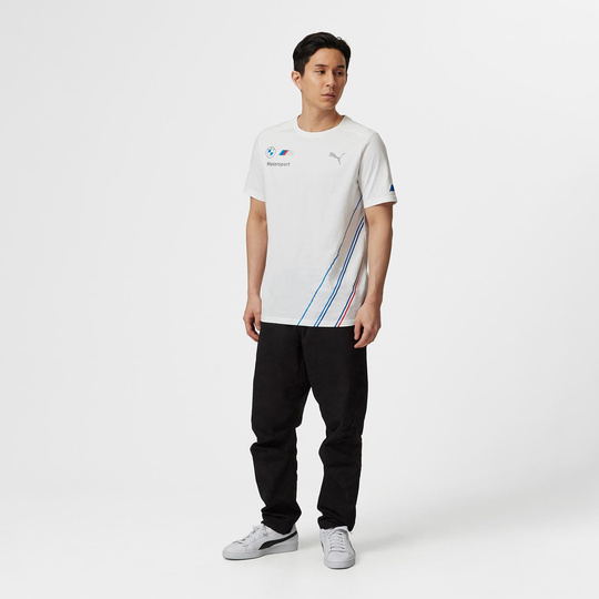 Koszulka t-shirt męska biała Team BMW Motorsport 