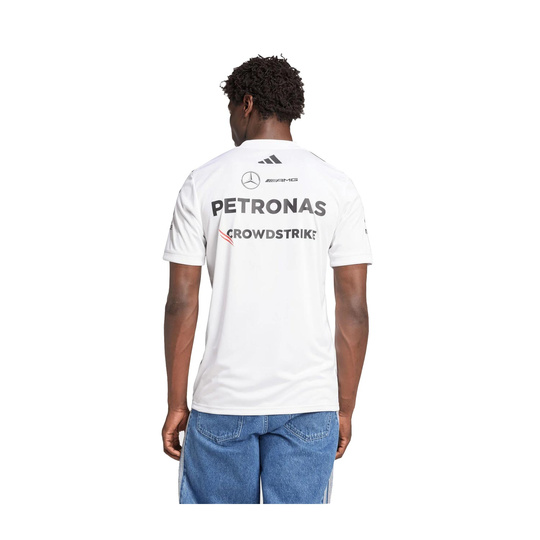 Koszulka męska t-shirt biała Team Mercedes AMG F1 2025