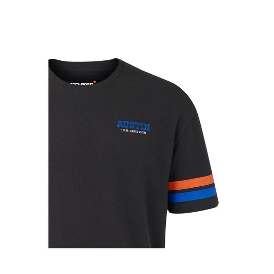 Koszulka t-shirt męska szara Austin GP McLaren F1 2025