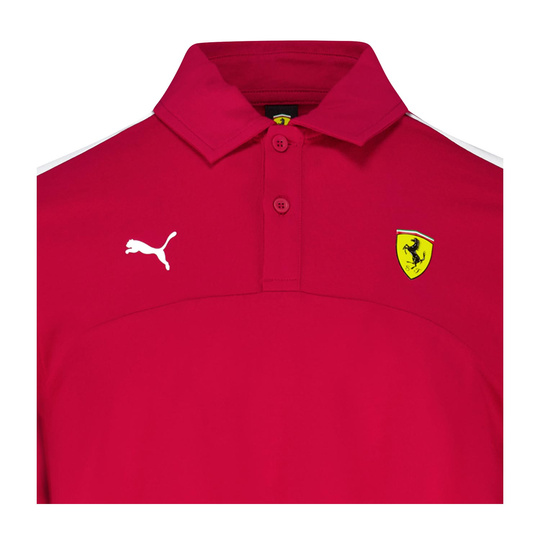 Koszulka polo Logo Scuderia Ferrari F1 czerwona