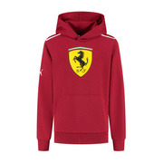 Bluza dziecięca Hoodie Shield czerwona Ferrari F1 2025