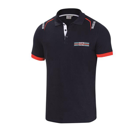 Koszulka polo Martini Logo Sparco granatowa