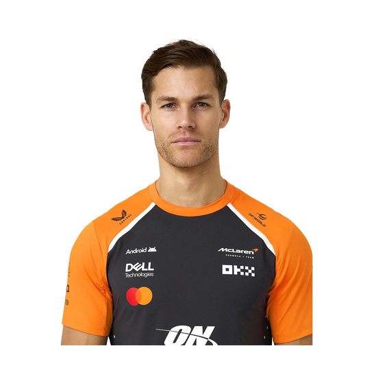Koszulka t-shirt męska Set Up Team szara McLaren F1 2025
