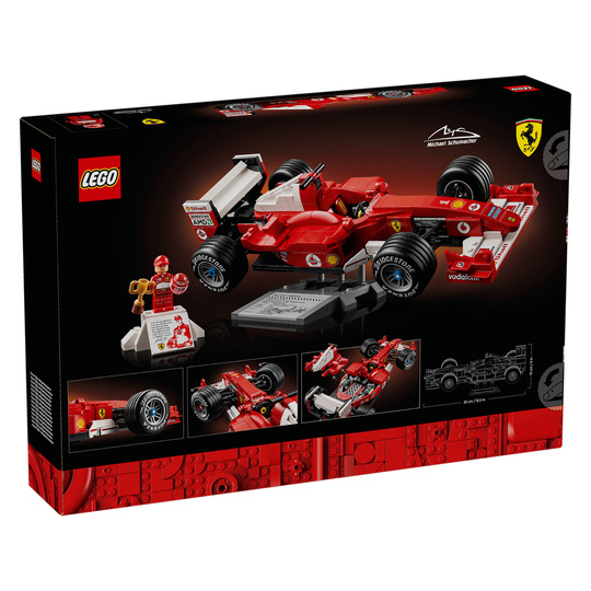 Model LEGO ICONS Ferrari F2004 i Michael Schumacher