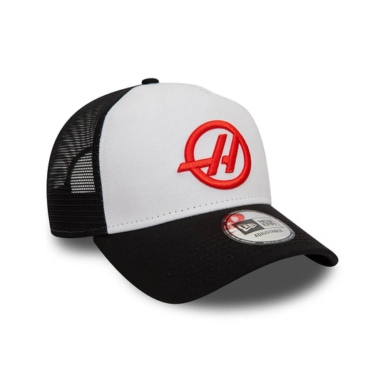 Czapka baseballowa męska EF Trucker czarna Haas F1 2026