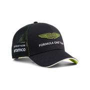 Czapka baseballowa męska czarna Stroll Team Aston Martin F1 2026