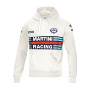 Bluza z kapturem Martini Racing Sparco biała