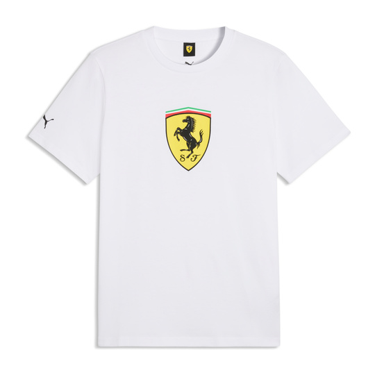 Koszulka t-shirt Large Logo Scuderia Ferrari F1 2026 biała
