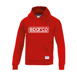 Bluza z kapturem Frame Sparco czerwona