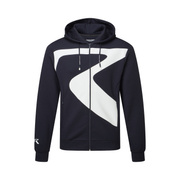 Bluza z kapturem rozpinana AMR Graphic Aston Martin Racing 2026 granatowa