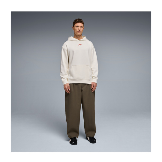 Bluza męska z kapturem Racing Line biała Formula 1 2026