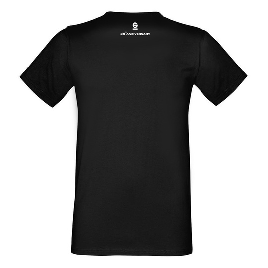Koszulka t-shirt męska Sparco 40TH czarna