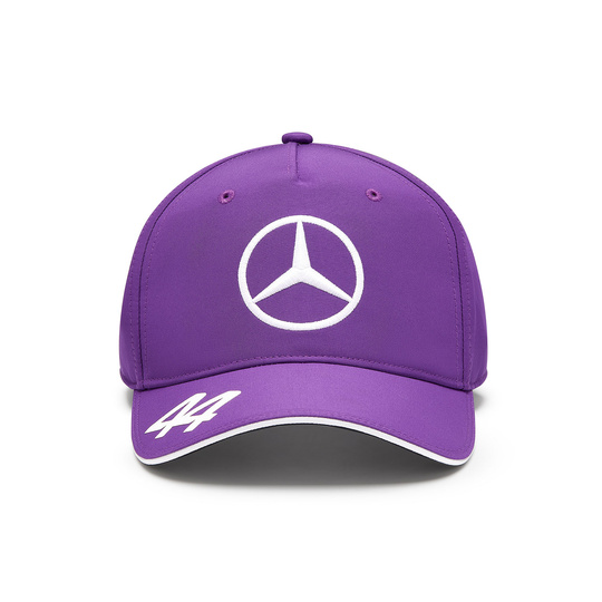 Czapka baseballowa dziecięca fioletowa Lewis Hamilton Mercedes AMG F1 2024