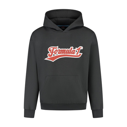 Bluza męska z kapturem Heritage Graphic czarna Formula 1 2025