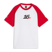 Koszulka t-shirt Charles Leclerc Graphic Scuderia Ferrari F1 2026 biała