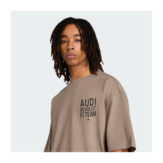 Koszulka t-shirt męska Elevated Graphic brązowa Audi F1 2026