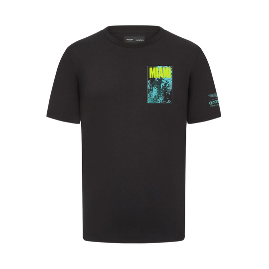 Koszulka t-shirt męska Midnight Miami Aston Martin F1 2024