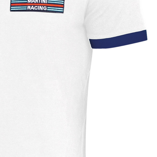Koszulka polo Martini Logo Sparco biała