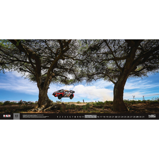 Kalendarz ścienny McKlein Rally 2026 - The Wider View