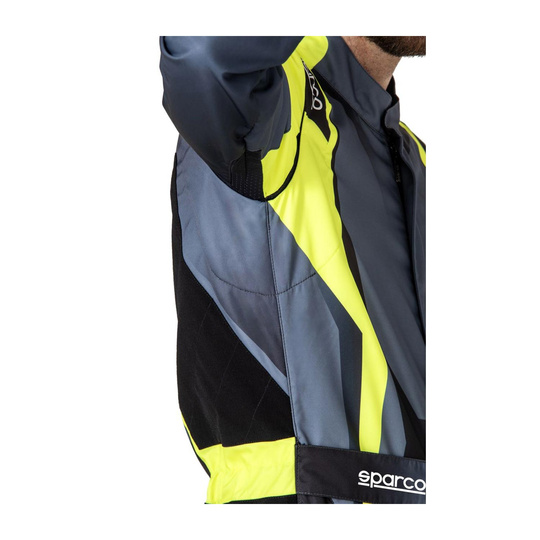 Kombinezon Sparco Prime K czarny/żółty (FIA)