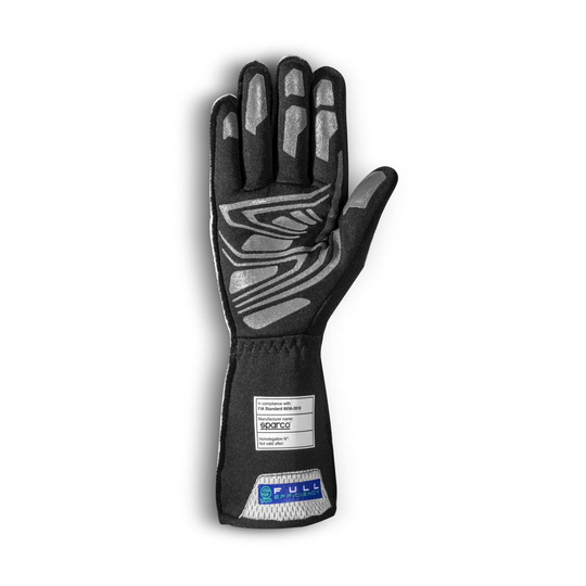 Rękawice wyścigowe Sparco FUTURA czarno-zielone (FIA)