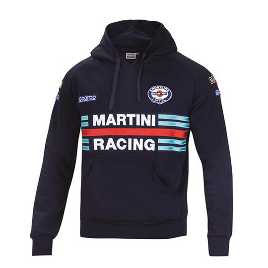 Bluza z kapturem Martini Racing Sparco granatowa
