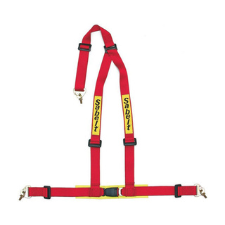 Pasy bezpieczeństwa Sabelt 3-punktowe 2" czerwone (ECE)
