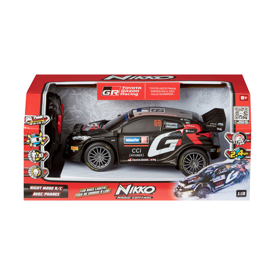Model sterowany RC 1:18 WRC Yaris Rally1 Rovanpera Toyota Gazoo Racing