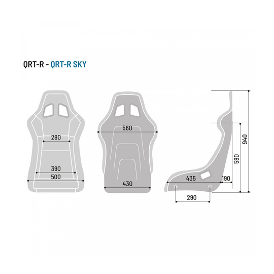 Fotel Sparco QRT-R MY19 (FIA)