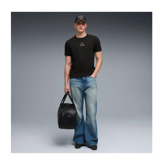 Koszulka t-shirt męska czarna Small Logo McLaren F1 2026